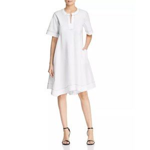 Donna Karan white geometric dress size 4